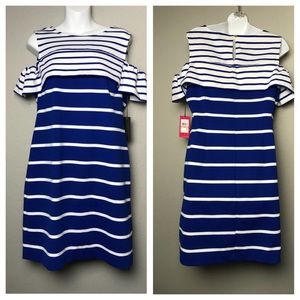 Vince Camuto cold shoulder dress